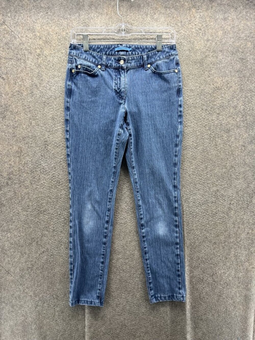 J. McLaughlin Jeans Womens 2 Blue Medium Wash Slim Skinny Denim 5 Pocket